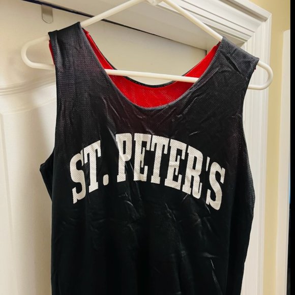 Don Alleson Athletic Tops Basketball Pinnie Womens Small Black Red Don Alleson Athletic